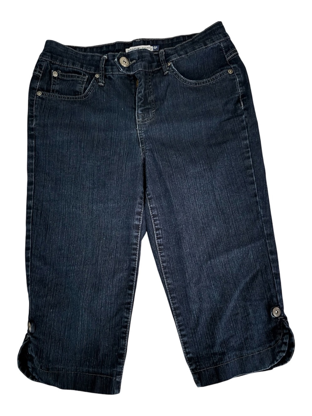 Bandolino Dark Blue Ankle Crop Jeans